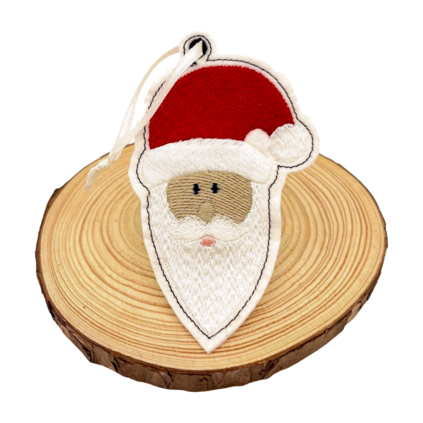 ITH Stickdatei Anhänger Nikolaus / Weihnachtsmann für 10x10cm Stickrahmen